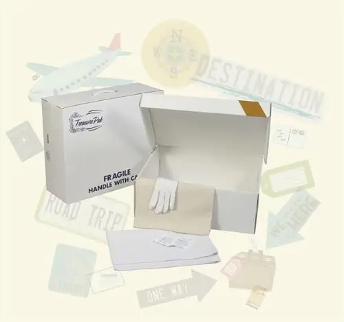 Foster-Stephens Acid-Free Wedding Dress Gown Storage & Travel Box | Storage for Traveling with Garments